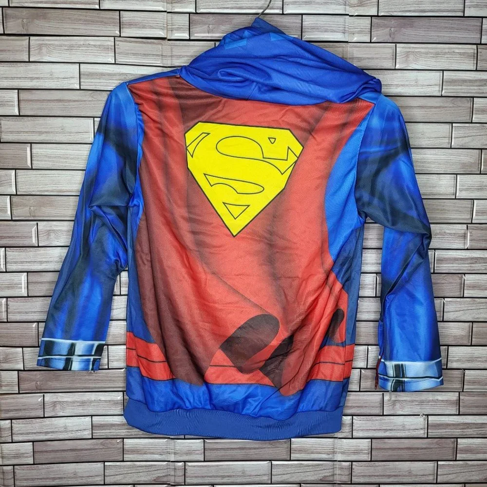 New DC Superman Boy's Costume Size‎ Large Rubies Dress Up Outfit